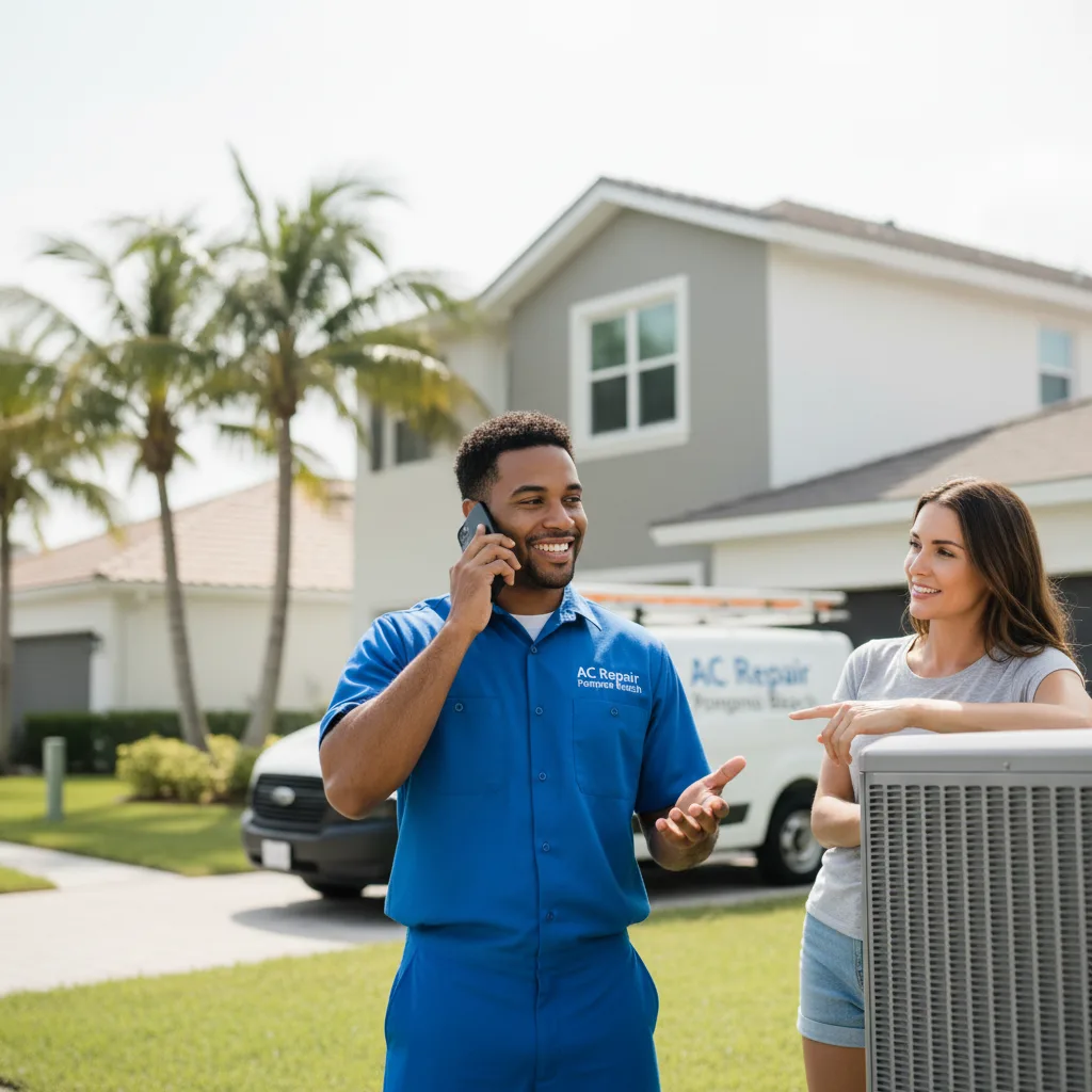AC Repair Pompano Beach customer support in Pinellas Park